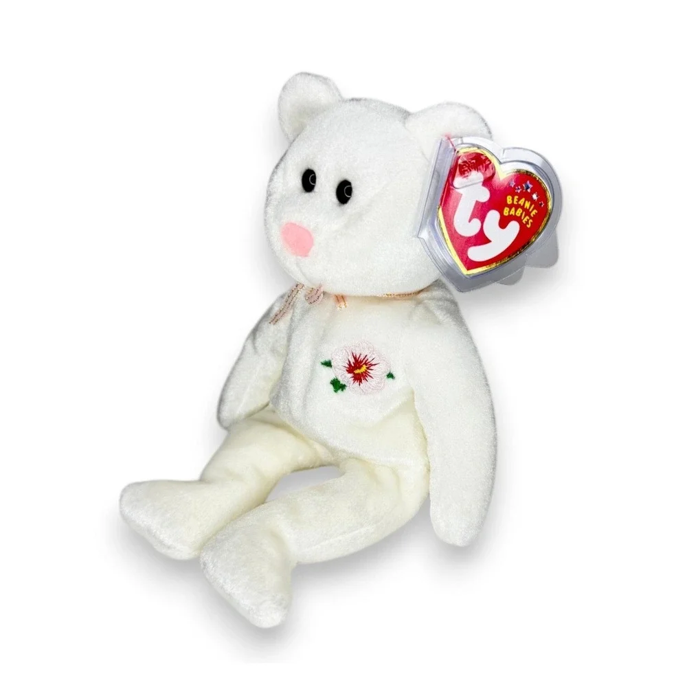 Mugungwha the Bear | Korean Blossom Bear | Mint Heart Tag TY Beanie Baby